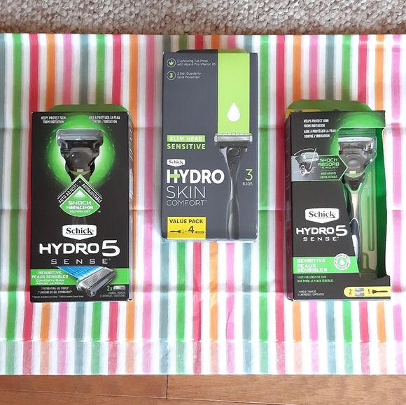 Schick Hydro 5 Sense Sensitive Skin Razor Bundle - Picture 2 of 12
